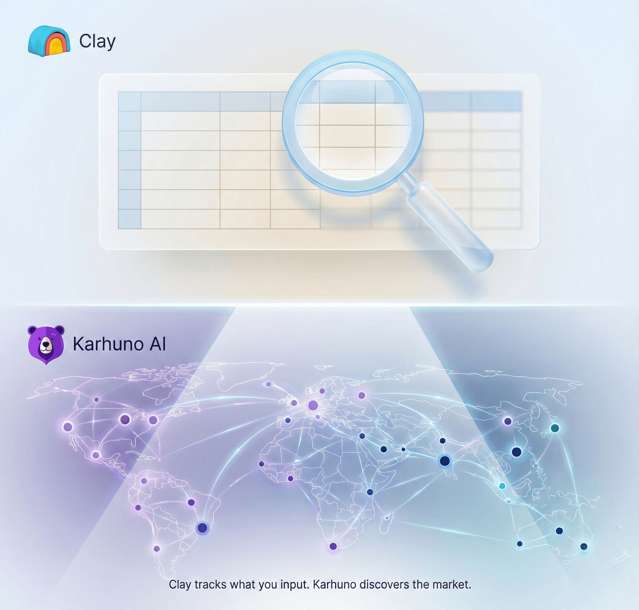 Clay vs Karhuno dashboard comparison